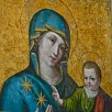Foto:  Madonna con Bambino Santuario di Fonte Colombo - Santuario di Fontecolombo  (Rieti) - 4